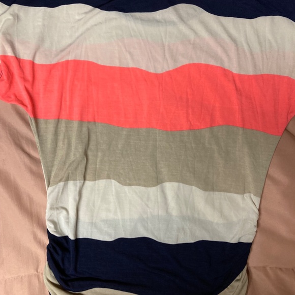 Like New! Color Block Striped Blouse - Picture 3 of 5